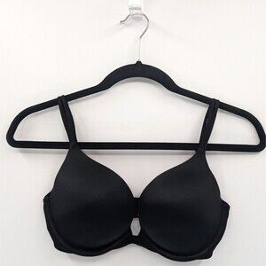Victoria's Secret PINK Bra Women's 34D Black Push Up